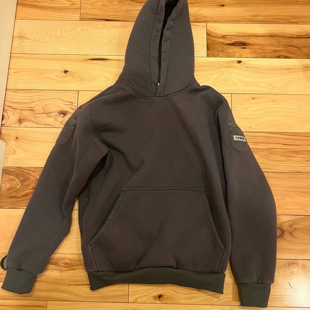Cozy Dark Gray Hoodie Sweatshirt